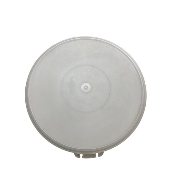 Tupperware Round Serving Center Set With Lid & Dividers - Picture 4 of 6